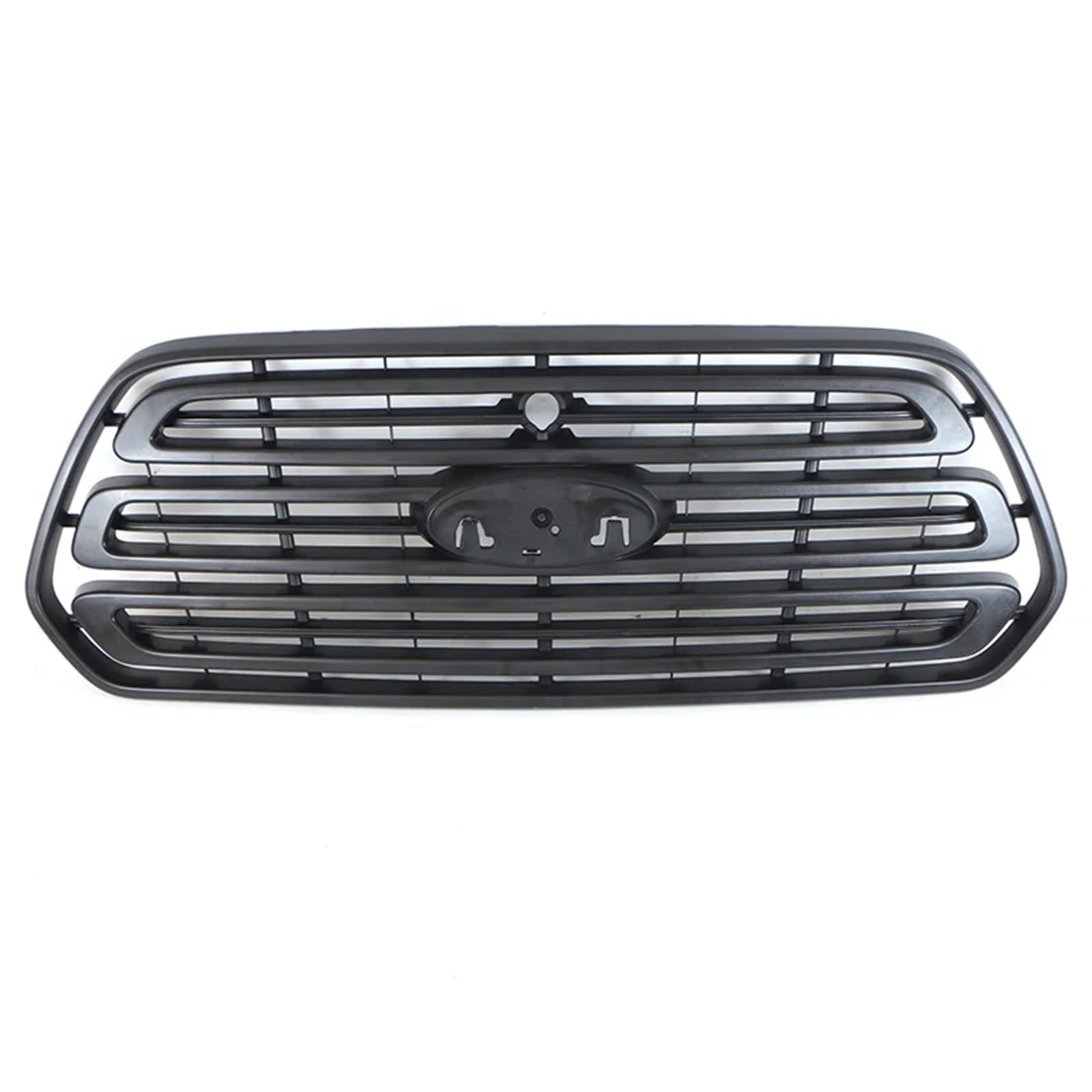 Frontgrill Chrom/Schwarz Racing Grill Autoteile Kompatibel mit Kompatibel mit Ford 2014-2021 Transit Custom Amerikanische Version(Black) von NROVENMIL