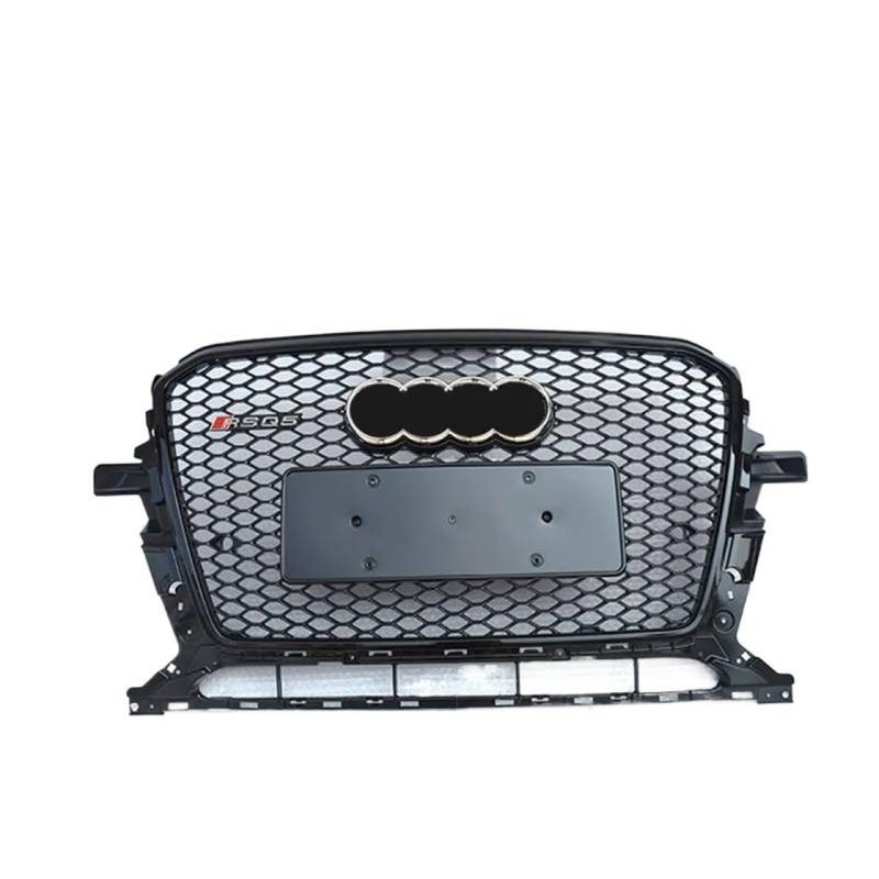 Kompatibel mit 2013–2017 Aodi Q5 nachgerüstet RSQ5 SQ5 Zellengrill schwarzes Frontstoßstangengitter Renngrill Grill Wabenhaube(1) von NROVENMIL