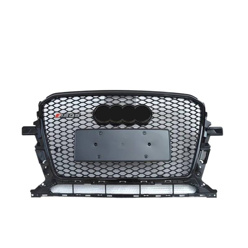 Kompatibel mit 2013–2017 Aodi Q5 nachgerüstet RSQ5 SQ5 Zellengrill schwarzes Frontstoßstangengitter Renngrill Grill Wabenhaube(3) von NROVENMIL
