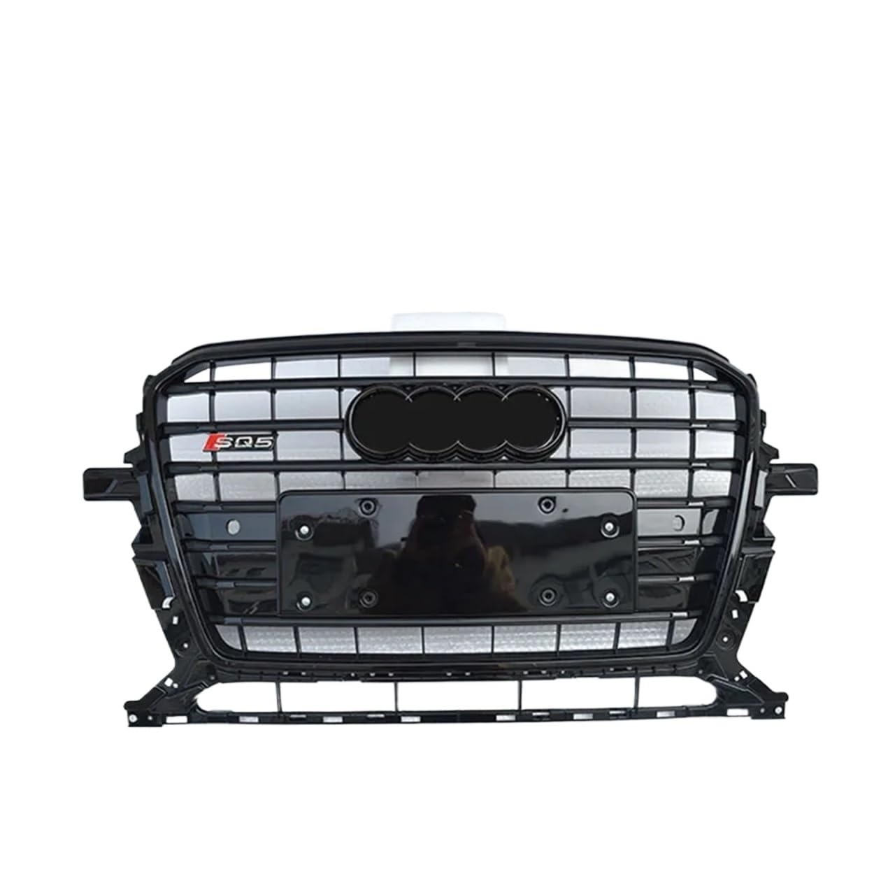 Kompatibel mit 2013–2017 Aodi Q5 nachgerüstet RSQ5 SQ5 Zellengrill schwarzes Frontstoßstangengitter Renngrill Grill Wabenhaube(9) von NROVENMIL