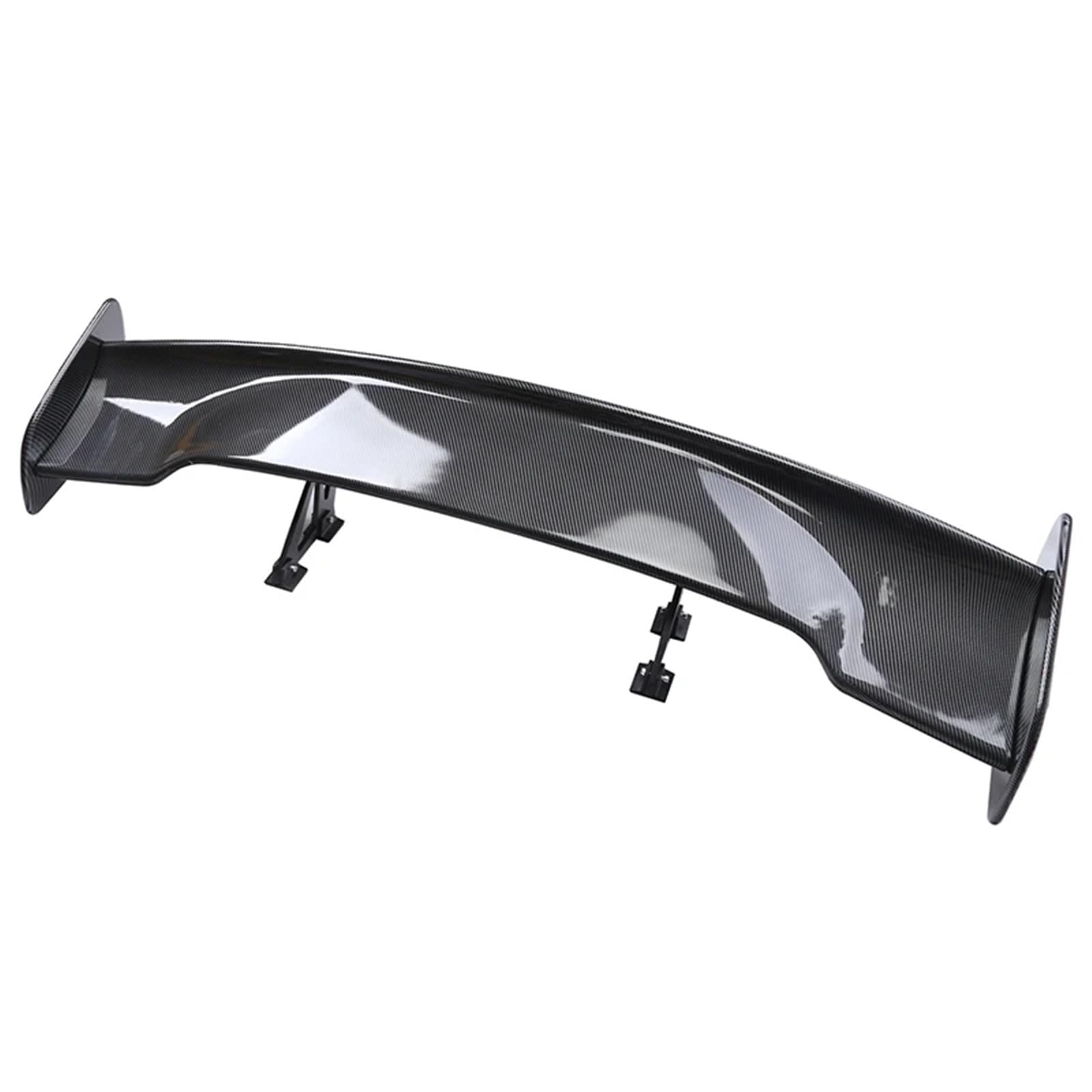 Kompatibel mit Lioncel 2004 2005 Spoiler GT Wing Ford Mustang Kohlefaser ABS glänzend schwarz Universal-Querruder Kompatibel mit Auto-Tuning(ABS Carbon Look) von NROVENMIL