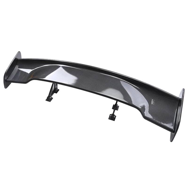 Kompatibel mit Lioncel 2004 2005 Spoiler GT Wing Ford Mustang Kohlefaser ABS glänzend schwarz Universal-Querruder Kompatibel mit Auto-Tuning(ABS Carbon Look) von NROVENMIL