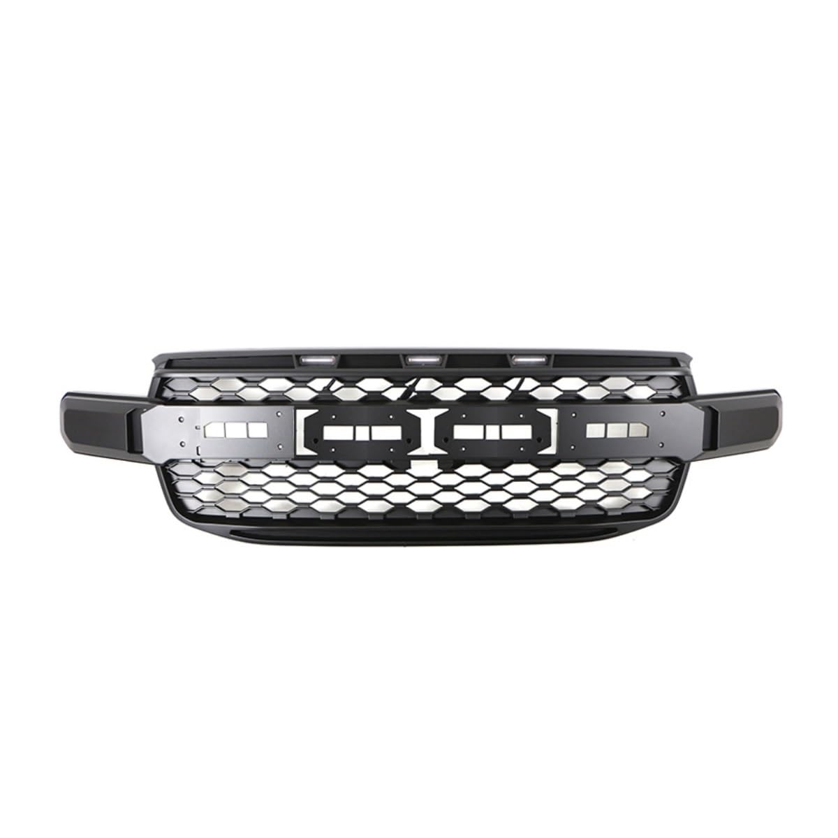 Kühlergrill Racing Grill Autoteile Kompatibel mit Kompatibel mit FORD RANGER T9 MK4 PX4 High Version WILDTRAK SPORT 2022 2023 2024(With lights) von NROVENMIL
