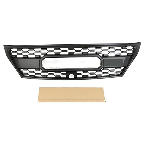 Mattschwarzer Kühlergrill mit Licht, kompatibel mit Lexus LX470 LX570 2008–2012, Renngrill(Without lights) von NROVENMIL