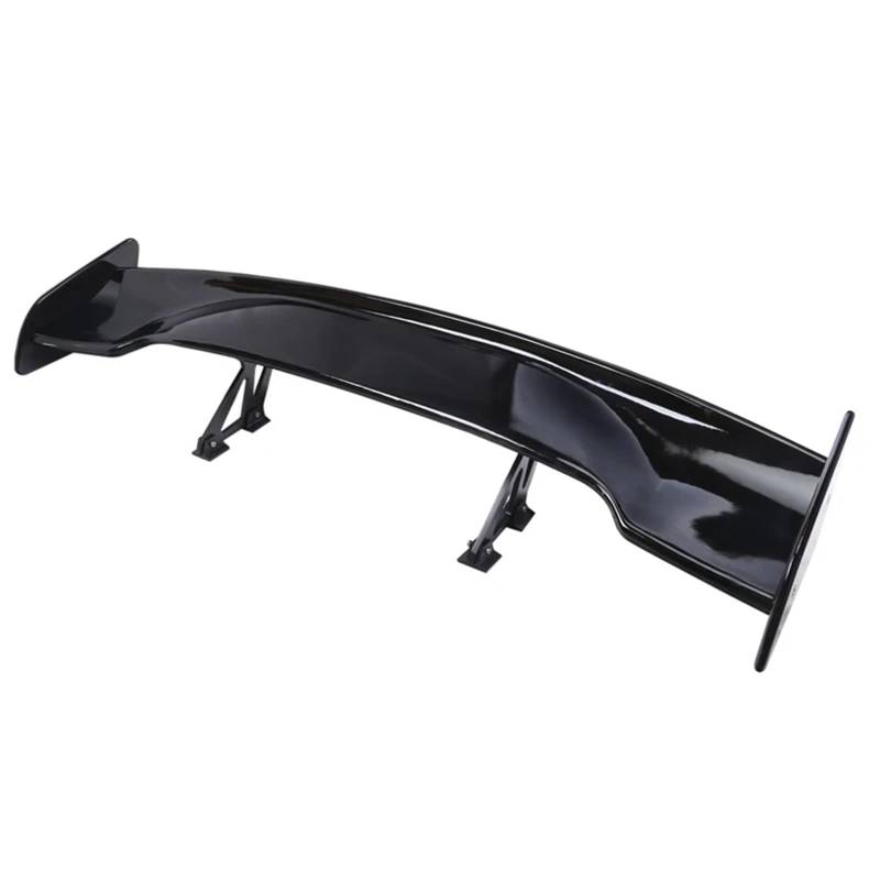 Mustang Spoiler 2015 2016 2017 2019 Kohlefaser GT500 GT350 Spoiler Splitter TRD Universal 2023 Heckflügel Kurve nach Oben Tuning(ABS Glossy Black) von NROVENMIL