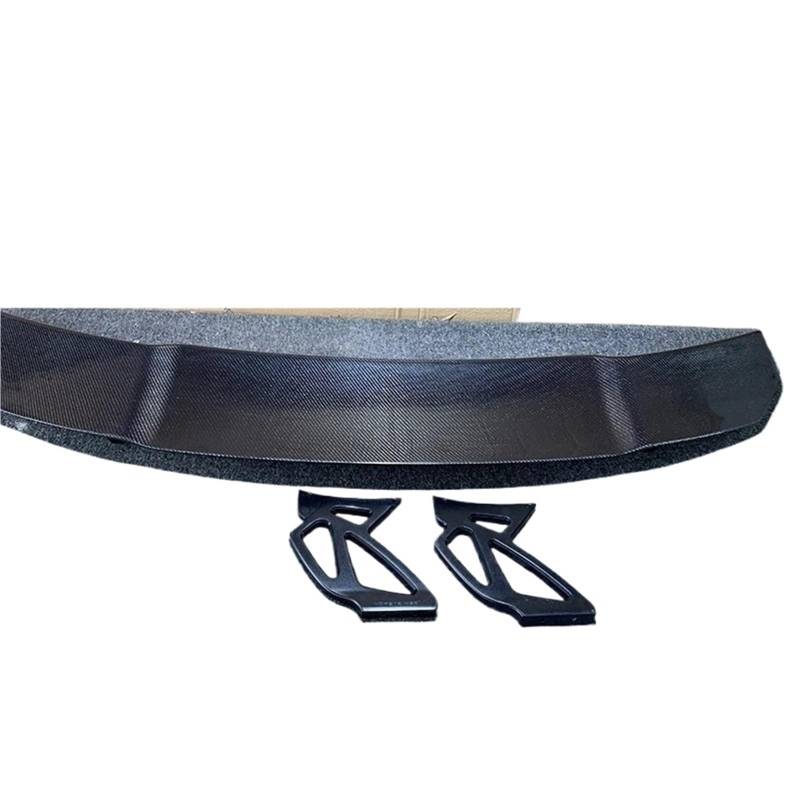 Passender KIA K8 Stinger Spoiler Carbon Heckflügel V-förmig Sportzubehör Stinger Bodykit Heckspoiler 2014-2019(Real Carbon Fiber) von NROVENMIL