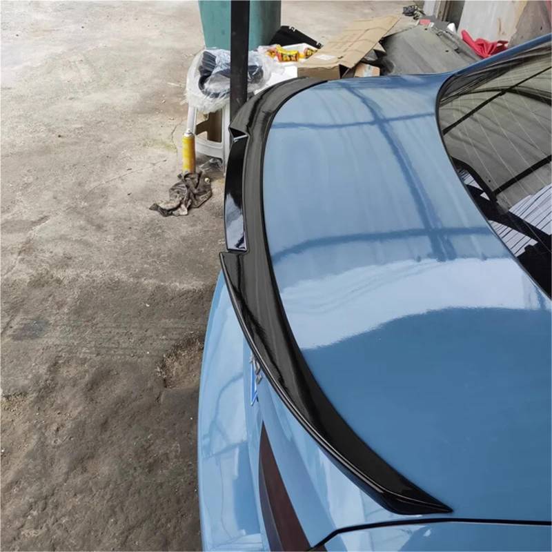 Spoiler Kompatibel Mit BMW 3 Serie 325 320i E90 F30 G28 2005-2024 Carbon Limousine Hinten Dach Spoiler flügel Styling Autos Stamm(Dark Grey) von NROVENMIL