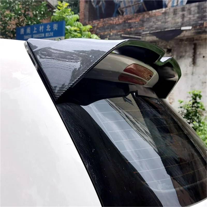 Spoiler Kompatibel Mit VW Golf 7 7.5 GTI Rline ABS Carbon Look Kunststoff Oettinger Dach Heckspoiler aleron Golf 7 2013-2020 ﻿(GTI Carbon Look) von NROVENMIL