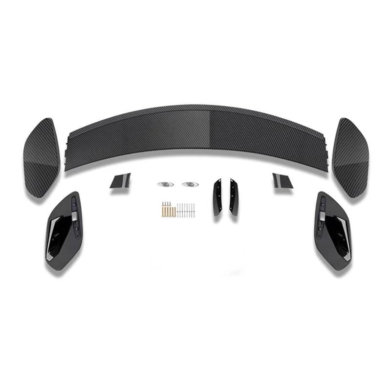Spoilerflügel Kompatibel mit Mercedes Benz A-Klasse W176 2013-2018 A160 A180 A200 A250 A45 5-Türer Heckdach Kofferraum Bodykit Zubehör(ABS Carbon Look) von NROVENMIL