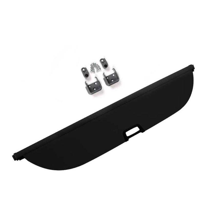 Xuanqingyi Store Sonnenschutz for den Kofferraum, kompatibel mit Pajero, Ablagefach, Modifikation der hinteren Kofferraumabdeckung, Partiti, Autozubehör(Black) von NSIAWBDB