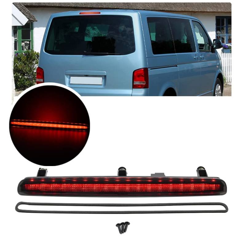 Dritte Bremsleuchte für Volksw.agen Transporter T5 Caravelle 7H Multivan MK V hinten mittig hohe Montage Drittes Bremslicht von NSLUMO