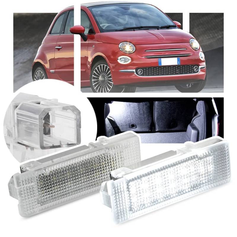 LED Courtesy Gepäckraumbeleuchtung für Fi.at 500/500X/500L Bravo Doblo Linea Canbus LED Kofferraumlampen Handschuhfach Kofferraum Cargo Beleuchtung von NSLUMO