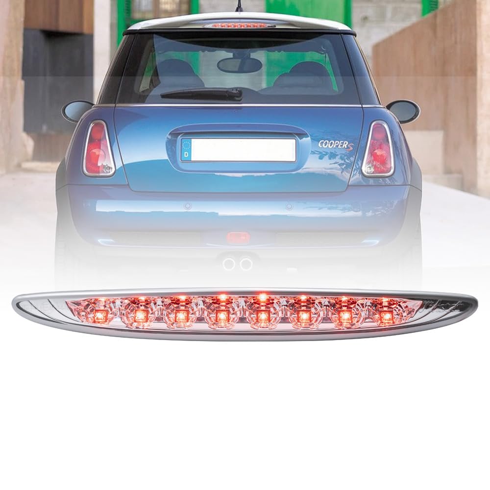 NSLUMO 1 Stück Klare Linse Rot LED Für 2002-2006 M`ini Cooper R50 R53 Rückseite Drittes Bremslicht Hochmontierte Lampe NSLUMO 1 Stück Klare Linse Rot LED Für 2002-2006 M`ini Cooper R50 R53 Rückseite Drittes Bremslicht Hochmontierte Lampe von NSLUMO