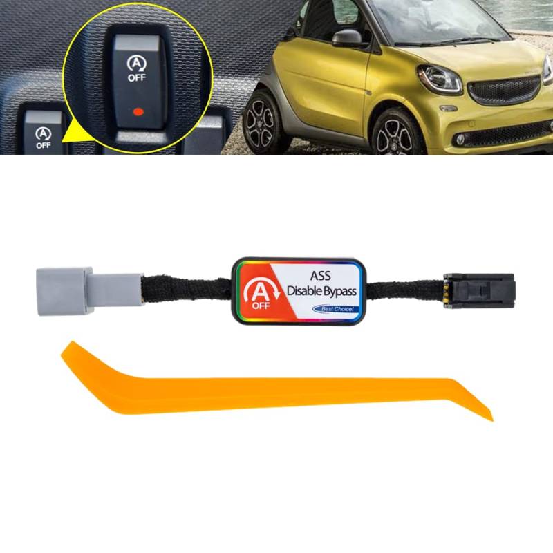 NSLUMO Auto Start Stop Deaktivator für Mercede Smart Fortwo C453 A453 Forfour W453 Stop-Start-Motor System Deaktivierung Kabel Deaktivierer Eliminator Stoppstart Stornierungsgerät von NSLUMO