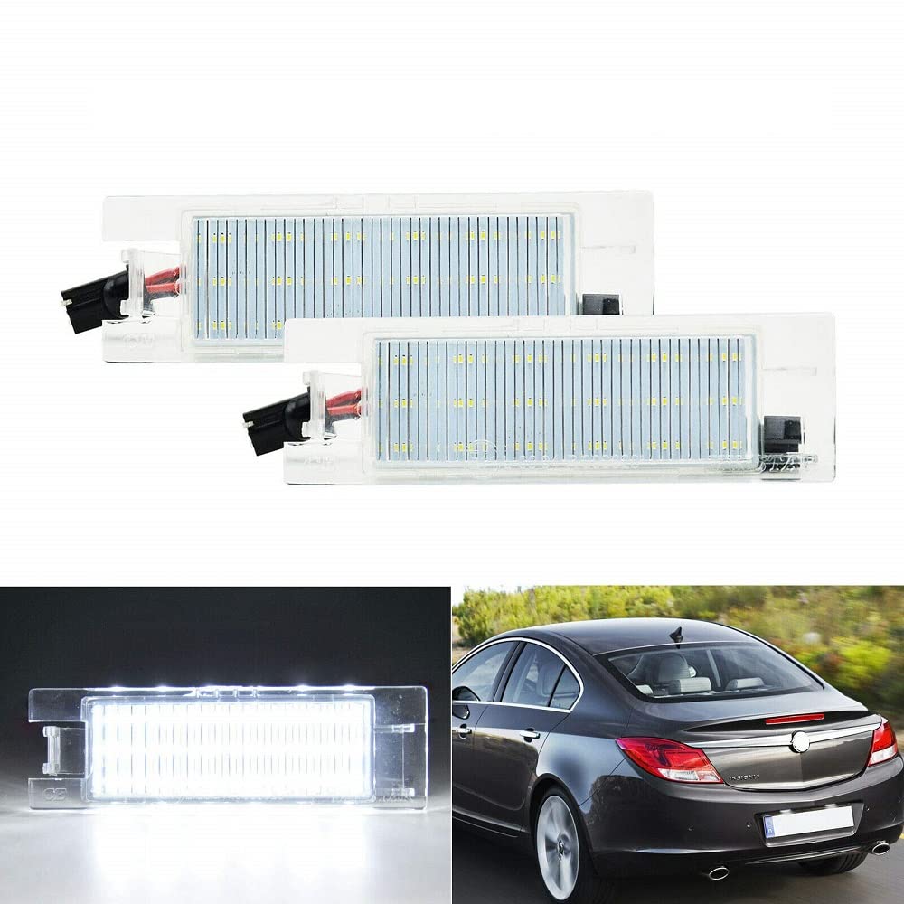 NSLUMO 2 Stueck LED Kennzeichenbeleuchtung Lampe Xenon Weiß Für Grande Punto Van 188 188AX Seicento Multipla Marea NSLUMO 2 Stueck LED Kennzeichenbeleuchtung Lampe Xenon Weiß Für Grande Punto Van 188 188AX Seicento Multipla Marea von NSLUMO