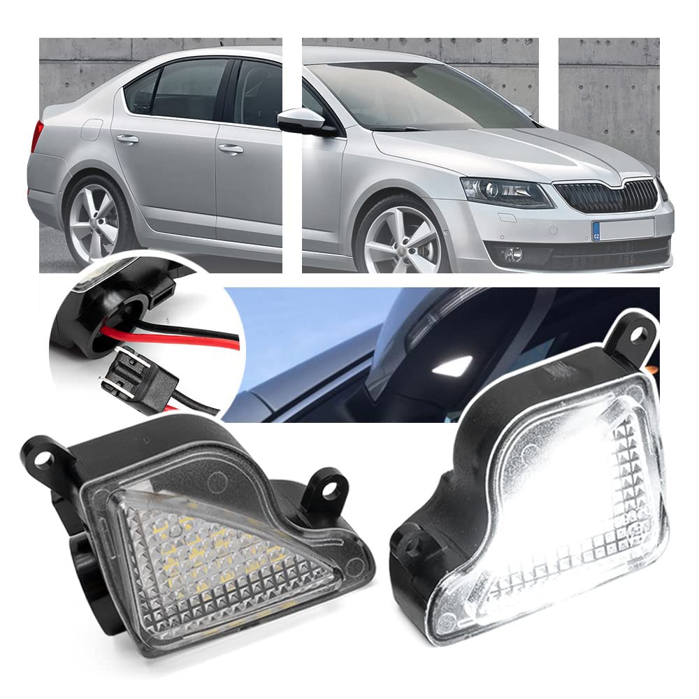 NSLUMO 2PC LED Seite unter dem Spiegel Courtesy Puddle Light Für Sk.oda Octavia MK2 1Z MK3 5E Für Sk.oda Superb MKII 3T Led Türseitenrückspiegel Courtesy Light NSLUMO 2PC LED Seite unter dem Spiegel Courtesy Puddle Light Für Sk.oda Octavia MK2 1Z MK3 5E Für Sk.oda Superb MKII 3T Led Türseitenrückspiegel Courtesy Light von NSLUMO