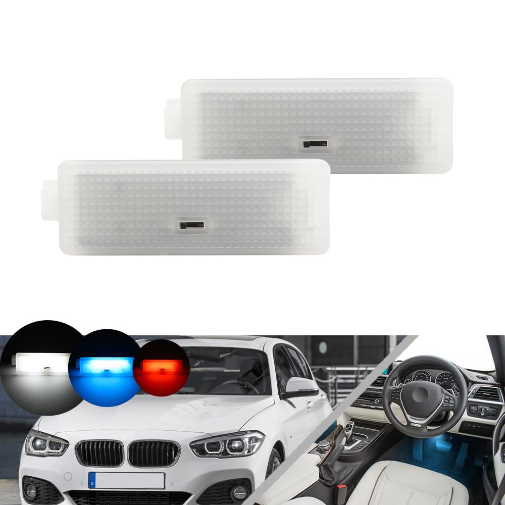 NSLUMO 2X rote blaue und weiße LED-Fußrauminnenbeleuchtung unter dem Armaturenbrett Stehlampen für B.M.W F20 F21 F22 F23 F45 F30 F30 F31 F34 F32 F33 F36 Fußrauminnenleuchte NSLUMO 2X rote blaue und weiße LED-Fußrauminnenbeleuchtung unter dem Armaturenbrett Stehlampen für B.M.W F20 F21 F22 F23 F45 F30 F30 F31 F34 F32 F33 F36 Fußrauminnenleuchte von NSLUMO