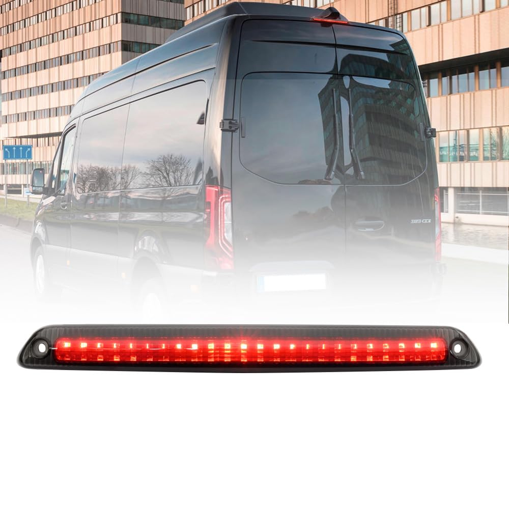 NSLUMO LED Bremslicht für Mercedes Be.nz Sprinter W906 W907 W910 2006-2023 für V.W Crafter hohes hinteres Bremslicht hochmontiertes Sprinter W906 bremsleuchte 2 Stück getönte Linse NSLUMO LED Bremslicht für Mercedes Be.nz Sprinter W906 W907 W910 2006-2023 für V.W Crafter hohes hinteres Bremslicht hochmontiertes Sprinter W906 bremsleuchte 2 Stück getönte Linse von NSLUMO