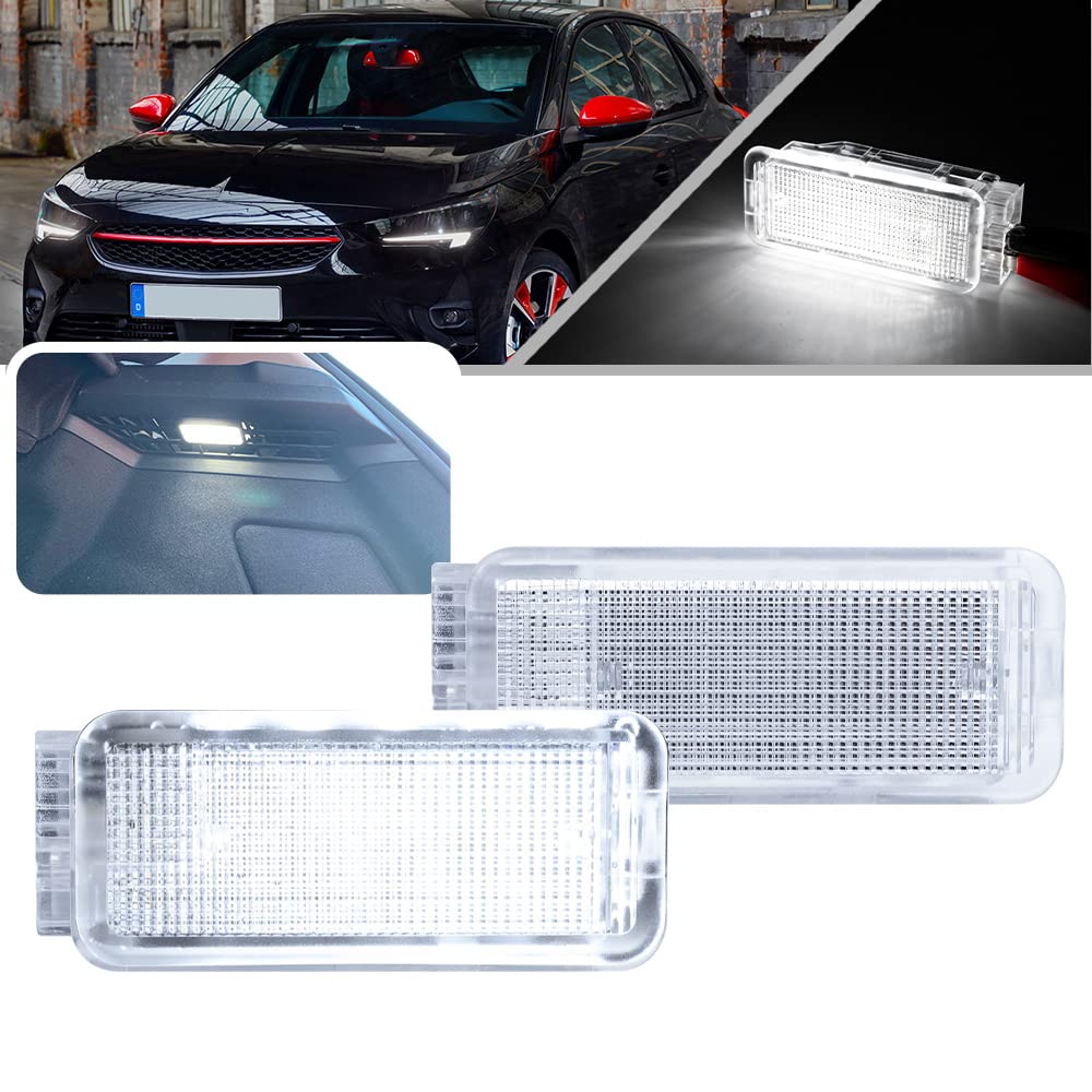 NSLUMO LED-Innenraumbeleuchtung für Fußraumtür, Gepäckfach, für Opel Corsa F Grandland X Combo E Zafira Life Fi.at Ulysse 2 Kofferraum, Handschuhfach, Kofferraumbeleuchtung von NSLUMO