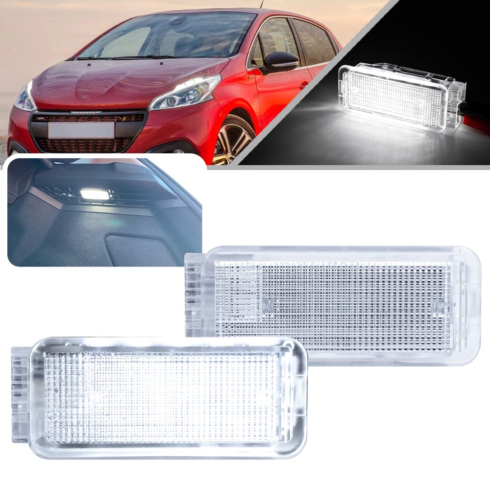 NSLUMO LED-Innenraumbeleuchtung für Peugeot 206 207 208 2008 306 307 308 3008 3008 5008 RCZ Kofferraumhandschuhfach, Kofferraumbeleuchtung von NSLUMO