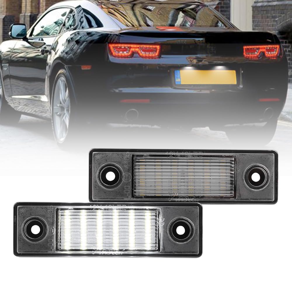 NSLUMO LED Kennzeichenbeleuchtung für Chev/rolet Camaro Aveo Kalos Captiva Cruze Spark LED-Kennzeichenbeleuchtung, Auto-Parkleuchte von NSLUMO