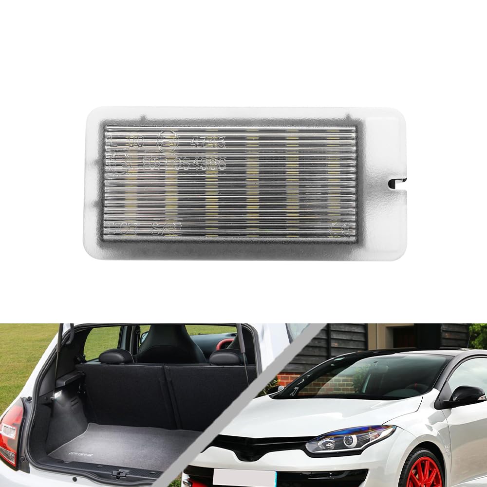 NSLUMO LED Kofferraum Leuchte Beleuchtung für Re.nault Megane II III Twingo II III Scenic II III Kadjar 1x SMD LED -Modul -Gepäckraum Lampe mit freundlicher Genehmigung von Frachtlampe NSLUMO LED Kofferraum Leuchte Beleuchtung für Re.nault Megane II III Twingo II III Scenic II III Kadjar 1x SMD LED -Modul -Gepäckraum Lampe mit freundlicher Genehmigung von Frachtlampe von NSLUMO