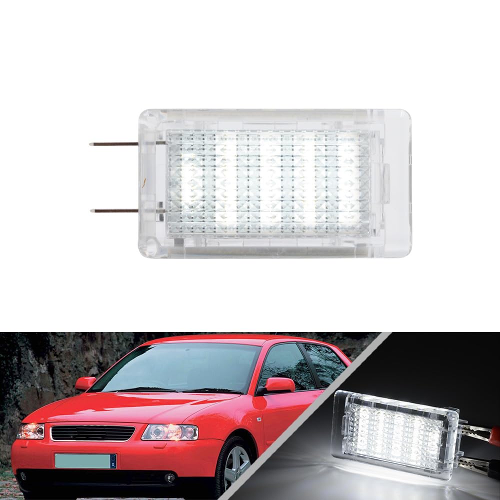 NSLUMO LED Kofferraumbeleuchtung für Au.d.i A3 A6 C4 C5 A8 TT V8 1 x SMD LED Modul Kofferraum Lampe Courtesy Fußraumlampe Weiß NSLUMO LED Kofferraumbeleuchtung für Au.d.i A3 A6 C4 C5 A8 TT V8 1 x SMD LED Modul Kofferraum Lampe Courtesy Fußraumlampe Weiß von NSLUMO