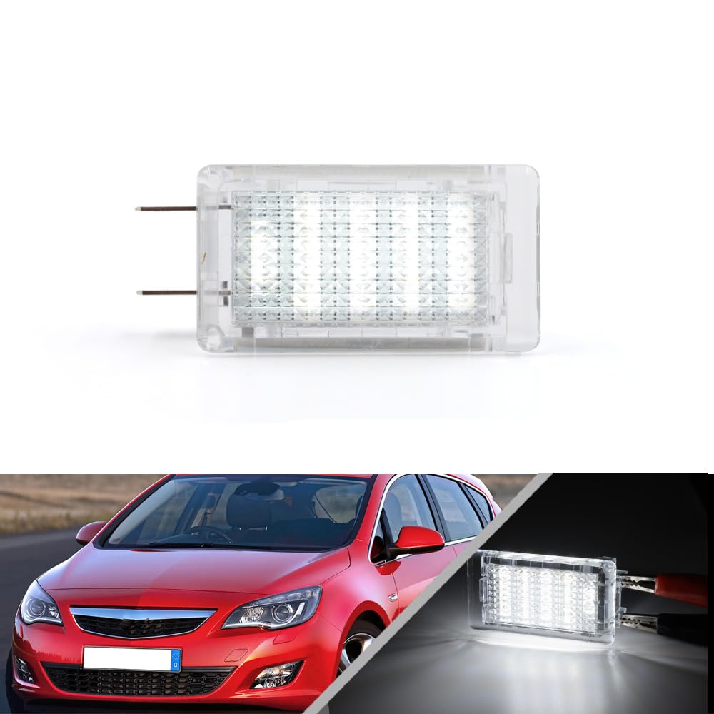 NSLUMO LED Kofferraumbeleuchtung für Op.el Vectra B C Astra F G H Corsa B C Insignia A Zafira A 1 x SMD LED Modul Gepäckraumlampe Courtesy Cargo Lamp Light NSLUMO LED Kofferraumbeleuchtung für Op.el Vectra B C Astra F G H Corsa B C Insignia A Zafira A 1 x SMD LED Modul Gepäckraumlampe Courtesy Cargo Lamp Light von NSLUMO
