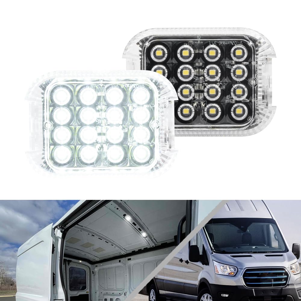 NSLUMO LED-Laderaumbeleuchtung für For.d Transit MK6 MK7 MK8 2000–2024 2x weiße Innenkabinenbeleuchtung für Transit 150/250/350/350 HD Van Transit Connect Laderaumlampe NSLUMO LED-Laderaumbeleuchtung für For.d Transit MK6 MK7 MK8 2000–2024 2x weiße Innenkabinenbeleuchtung für Transit 150/250/350/350 HD Van Transit Connect Laderaumlampe von NSLUMO