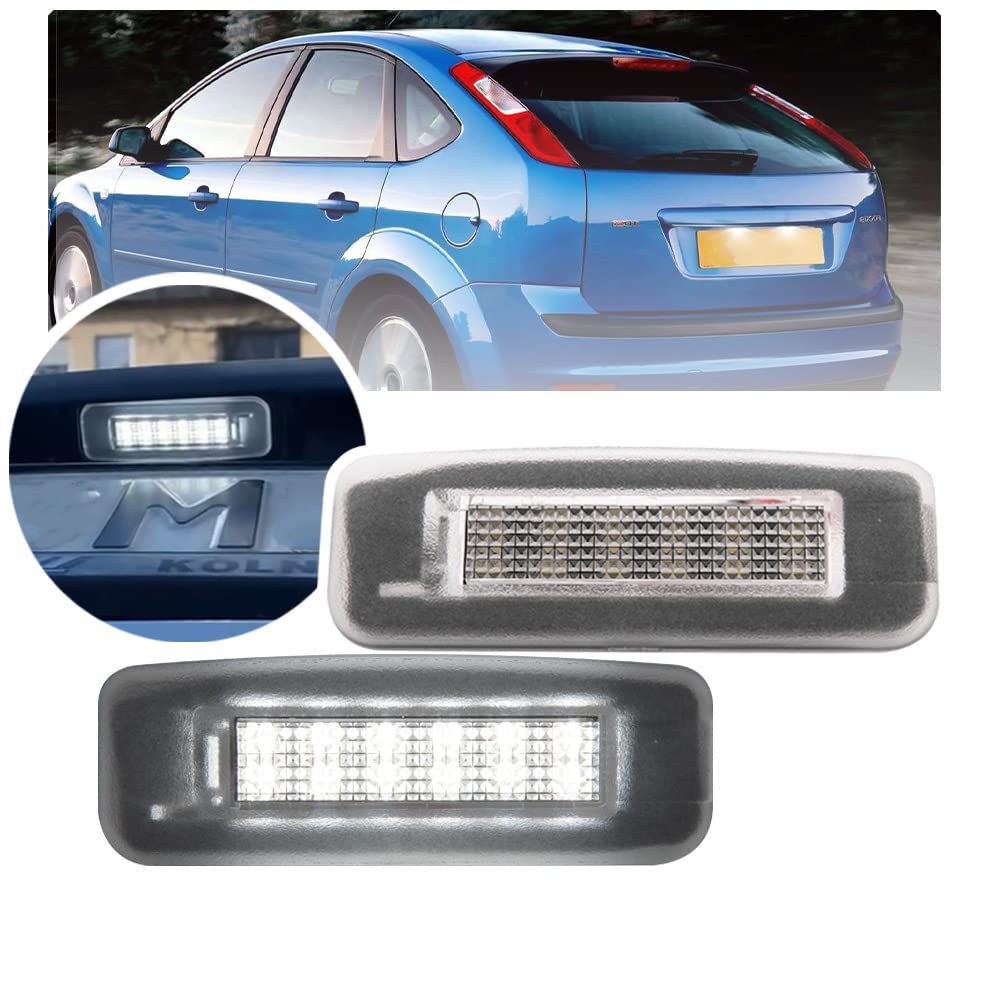 NSLUMO 2 Stück LED Kennzeichenbeleuchtung Kompatibel mit For/d Focus MK1 1998 1999 2000 2001 2002 2003 2004 2005 Canbus No Error Led Tag Lamps NSLUMO 2 Stück LED Kennzeichenbeleuchtung Kompatibel mit For/d Focus MK1 1998 1999 2000 2001 2002 2003 2004 2005 Canbus No Error Led Tag Lamps von NSLUMO