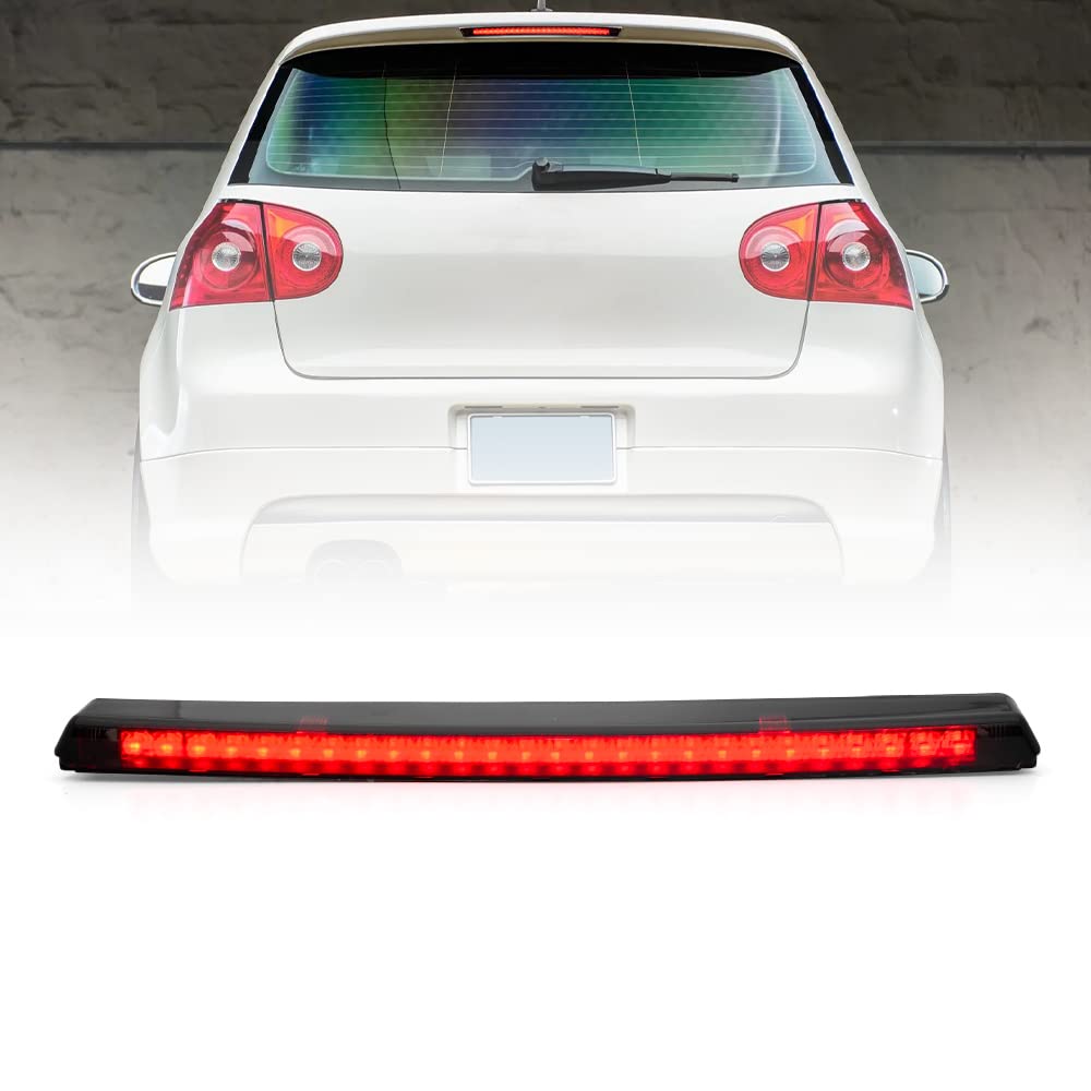 Nslumo LED-Drittes Bremslicht für V/W Golf MK5 GTI R32 Pas/Sat B6 Polo MK4 GTI schwarze Linse hinten in der Mitte hochmontiertes Bremslicht CHMSL zusätzliche hohe dritte Bremsleuchte Nslumo LED-Drittes Bremslicht für V/W Golf MK5 GTI R32 Pas/Sat B6 Polo MK4 GTI schwarze Linse hinten in der Mitte hochmontiertes Bremslicht CHMSL zusätzliche hohe dritte Bremsleuchte von NSLUMO