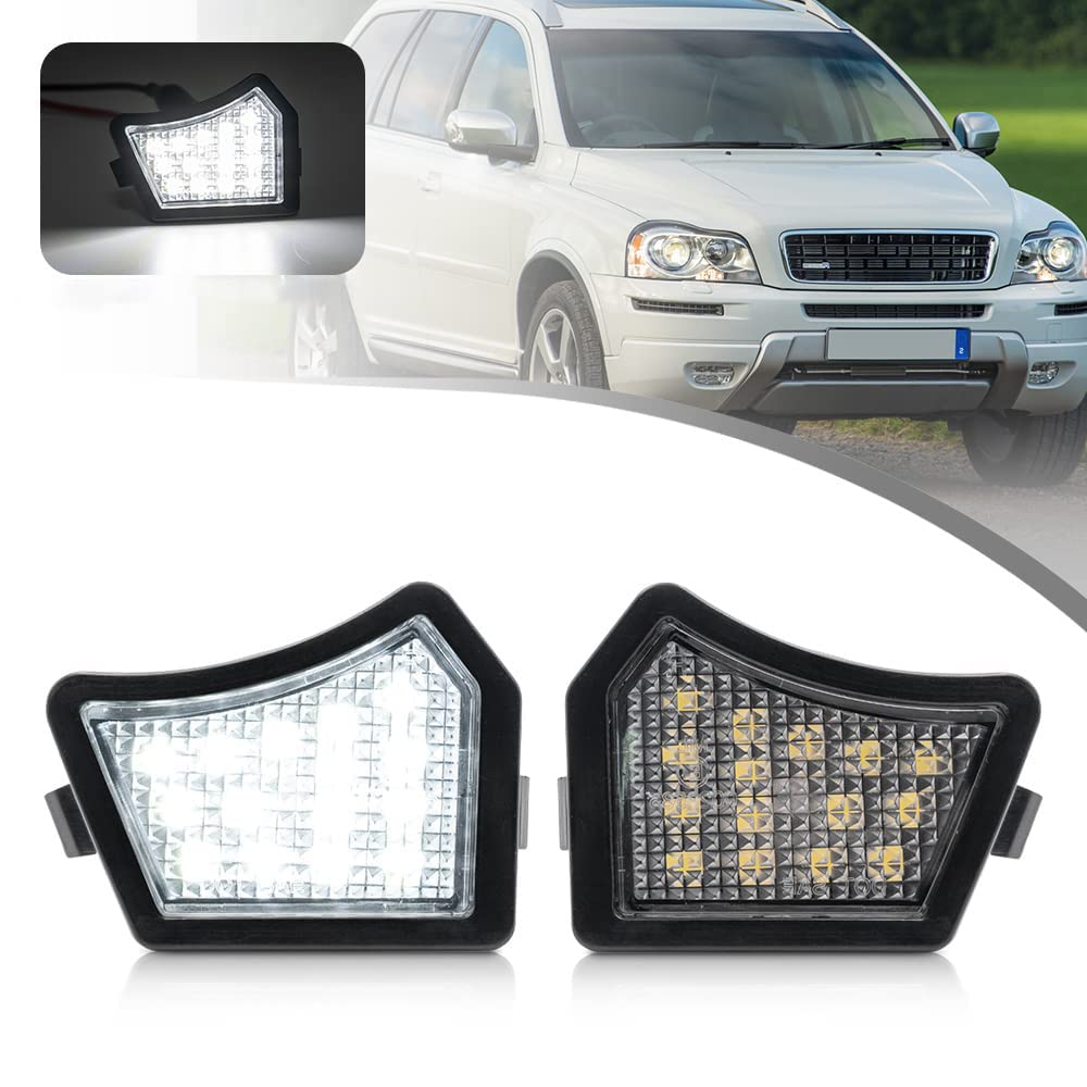 NSLUMO White Led Außenspiegel Puddle Courtesy Light für Jaguar XJ XF XFR XE XK Explorer Downlight im Spiegel Led Periphere Rückfahrlicht NSLUMO White Led Außenspiegel Puddle Courtesy Light für Jaguar XJ XF XFR XE XK Explorer Downlight im Spiegel Led Periphere Rückfahrlicht von NSLUMO