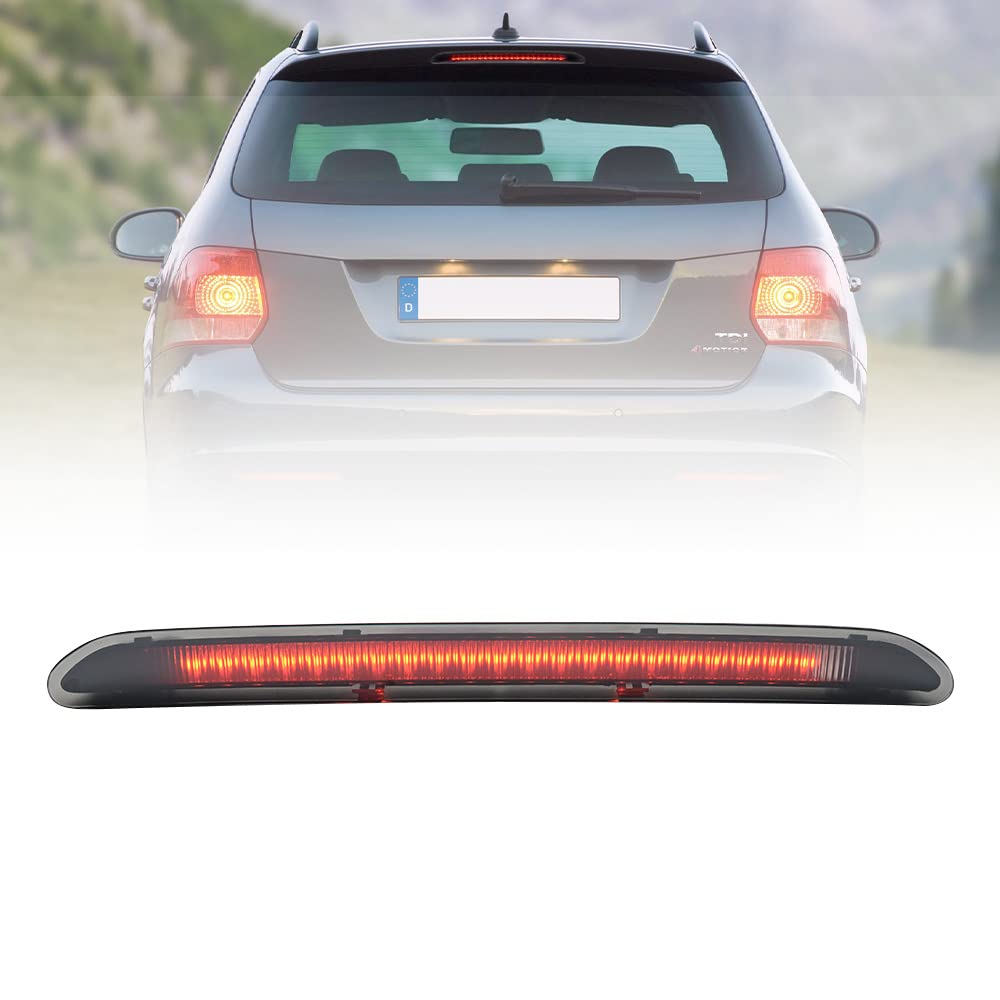 Rotes LED-Licht für dritte Bremsleuchte für Golf MK5 MK6 Schrägheck Variant Plus B6 B7 LED hinten mittig hohe Halterung Stop CHMS Lampe von NSLUMO