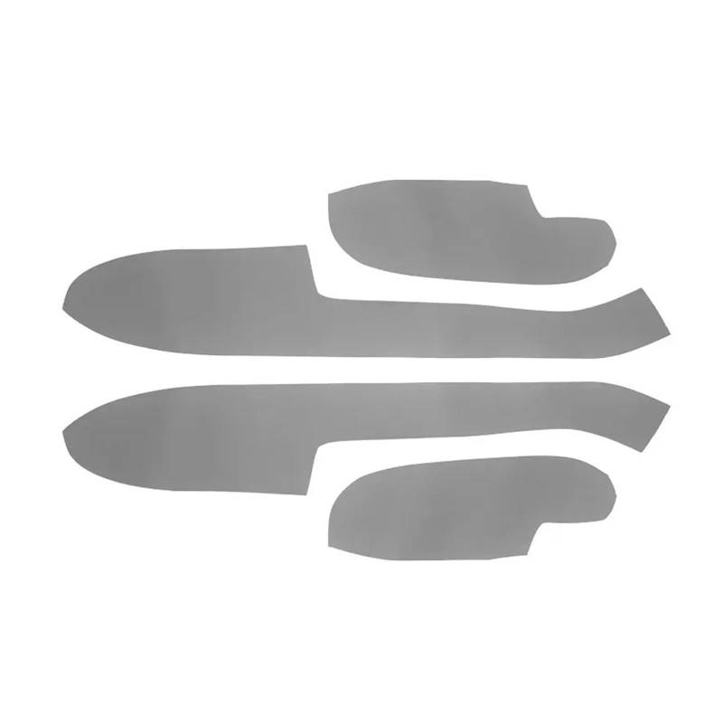 NTBLKCFR Shuogoufeng Store 4-teilige Türverkleidungsabdeckung aus Mikrofaserleder, kompatibel mit Focus 2005–2008, Innentür-Armlehnenverkleidung for das Auto(Door armrest Gray) von NTBLKCFR