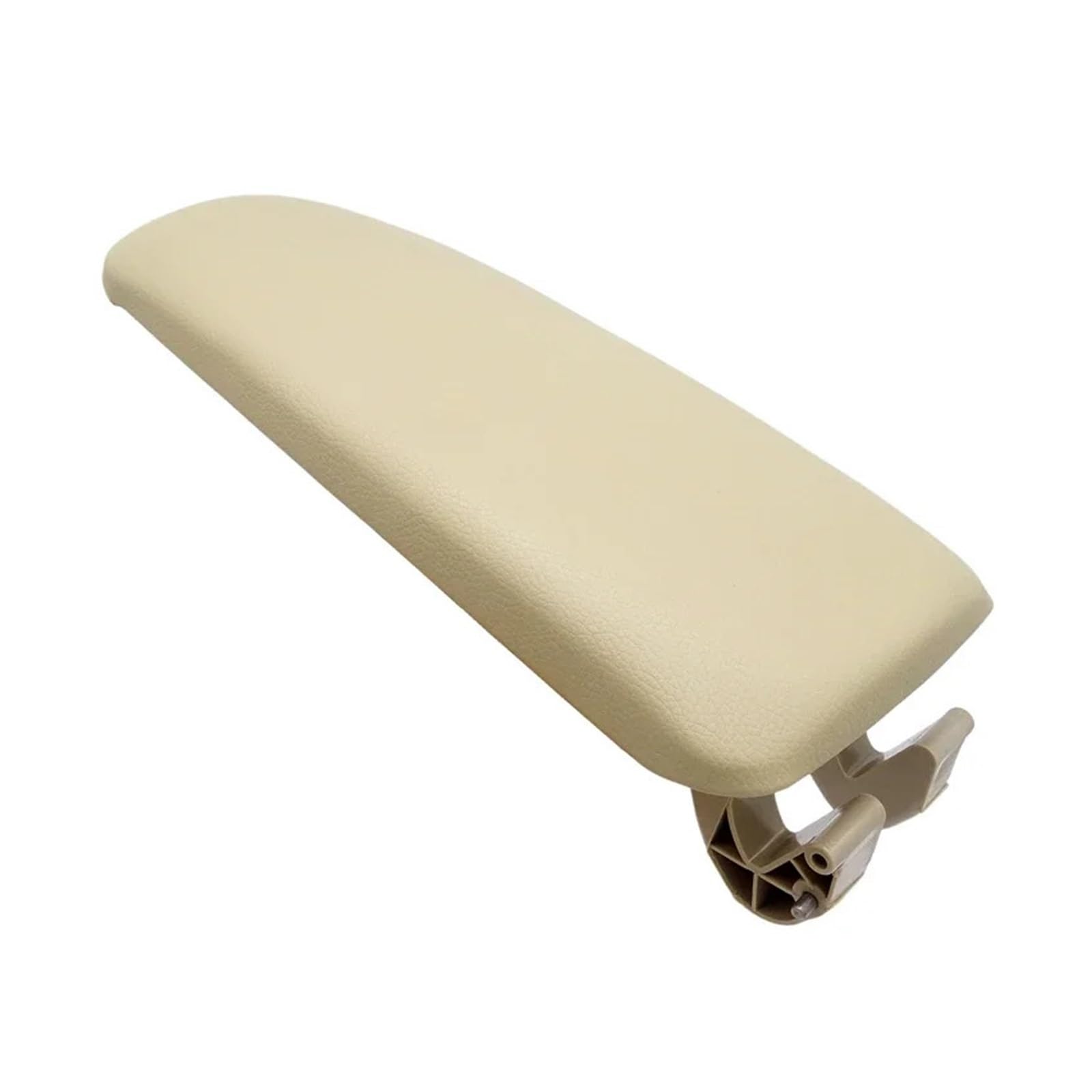 Shuogoufeng Store 1 Stück Kompatibel mit A4 B6 B7 2002-2007 Mittelkonsole Armlehne Aufbewahrungsbox Deckelabdeckung Autozubehör Leder Auto Armlehnenverriegelungsabdeckung(Beige) von NTBLKCFR