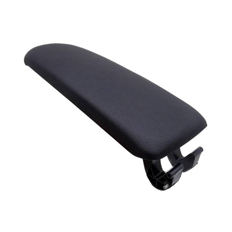 Shuogoufeng Store 1 Stück Kompatibel mit A4 B6 B7 2002-2007 Mittelkonsole Armlehne Aufbewahrungsbox Deckelabdeckung Autozubehör Leder Auto Armlehnenverriegelungsabdeckung(Black) von NTBLKCFR