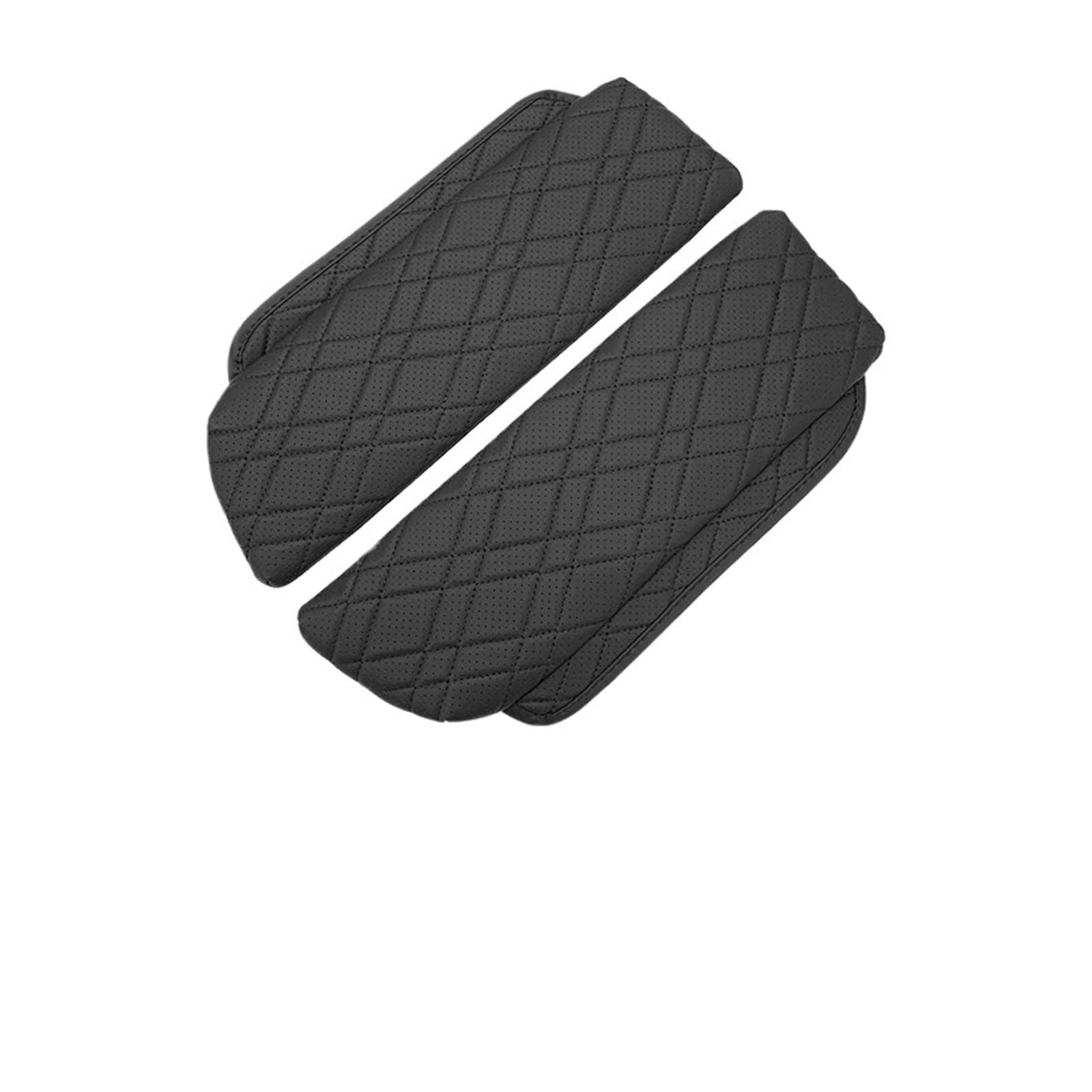 Shuogoufeng Store 2 STÜCKE Auto-Mittelarmlehnenbox-Konsolenabdeckung Auto-Styling-Zubehör Kompatibel mit B*W Kompatibel mit Series5 G30 G38 F10 F11 F18 F15 F16 G05 G07 X5X6X7 LHD(F15 F16 Black) von NTBLKCFR