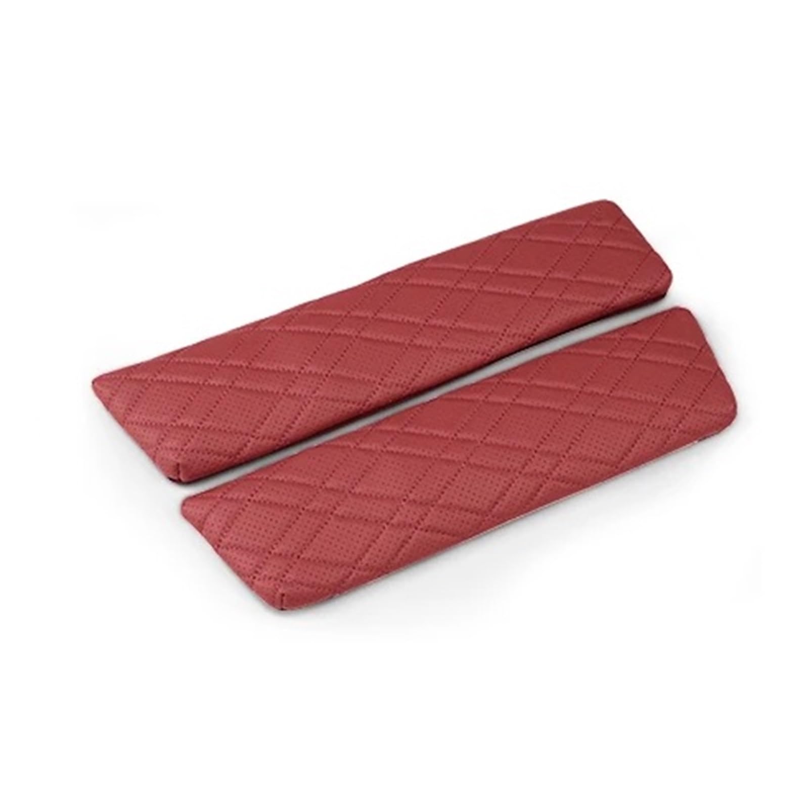 Shuogoufeng Store 2 STÜCKE Auto-Mittelarmlehnenbox-Konsolenabdeckung Auto-Styling-Zubehör Kompatibel mit B*W Kompatibel mit Series5 G30 G38 F10 F11 F18 F15 F16 G05 G07 X5X6X7 LHD(G30 G38 Red) von NTBLKCFR