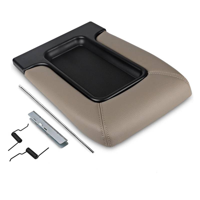 Shuogoufeng Store Armlehnenbox-Schutzverkleidung, Abdeckung der Armlehnenbox der Mittelkonsole, Kompatibel mit Cad*llac, Kompatibel mit Pickup, Kompatibel mit Truck, Kompatibel mit Suburban, Kompatibe von NTBLKCFR