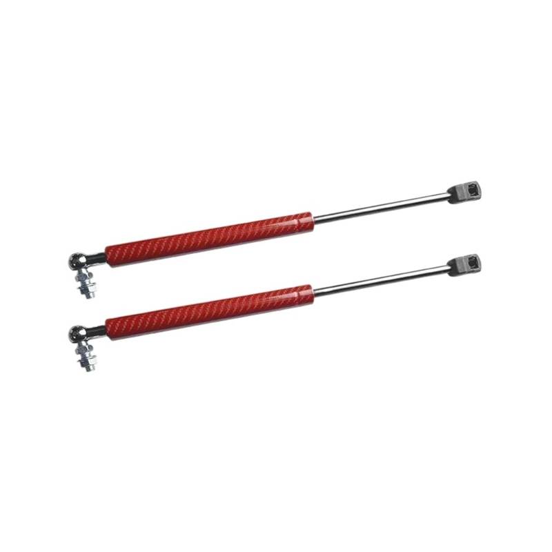 Shuogoufeng Store Auto-Styling Refit Motorhaube Motorhaube Gasdruckfeder Hubstreben Stützstange Zubehör Kompatibel mit Lancer EX 2010-2016(Carbon Red) von NTBLKCFR
