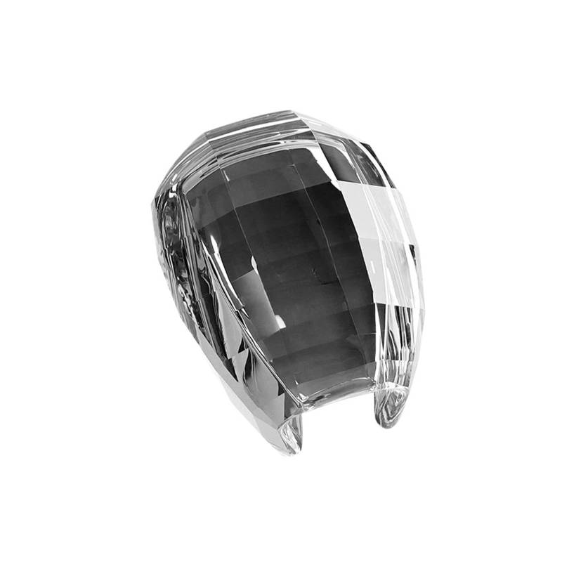 Shuogoufeng Store Kompatibel mit Infi*niti QX50 QX55 2018-2023 Automodifikation Schaltkopf Touch Crystal Schaltknauf Autoinnenausstattung Schalthebel(With logo) von NTBLKCFR
