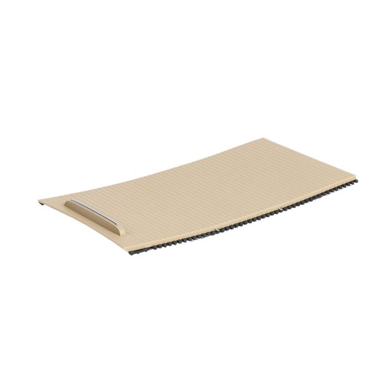 Shuogoufeng Store Kompatibel mit Lacrosse Car Center Console Getränkehalter Rolloabdeckung Armlehnenbox Aufbewahrungsbox Streifenbeschichtung Zierring 2009-2013(Model A Beige) von NTBLKCFR