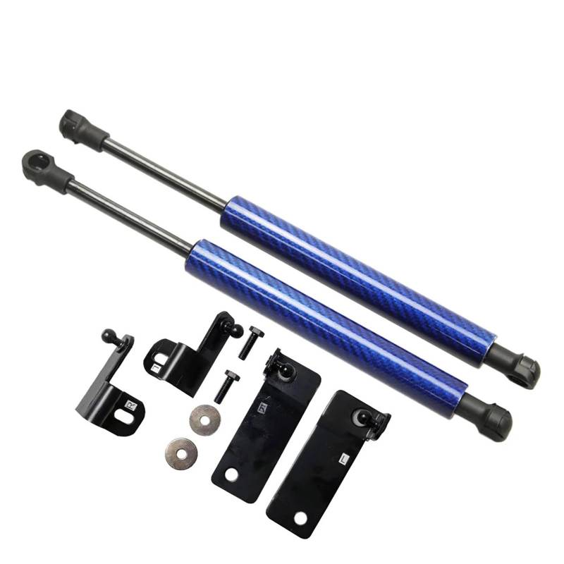 Shuogoufeng Store Kompatibel mit Ma*zda MX-5 MX5 NC 2006-2015. Ändern Sie die Gasdruckfedern der automatischen Motorhaube mit Stoßdämpfer-Hubstützen(Blue carbon fiber) von NTBLKCFR