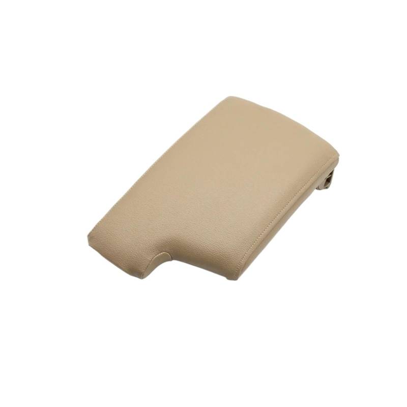 Shuogoufeng Store LHD-Aufbewahrungsbox for die Mittelkonsole, Armlehnenhülle, Lederbezug, kompatibel mit B*W, kompatibel mit 3er-Serie E90 E91 E92 E93 318 320 325 328 2005-2012(LHD Beige) von NTBLKCFR