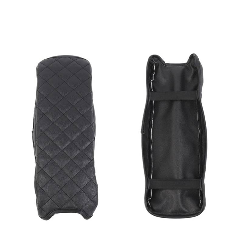Shuogoufeng Store Lederbezug for die Innenausstattung der Mittelarmlehnenbox, kompatibel mit Compass 2007–2016/kompatibel mit Patriot 2011–2016, Autozubehör(Black) von NTBLKCFR
