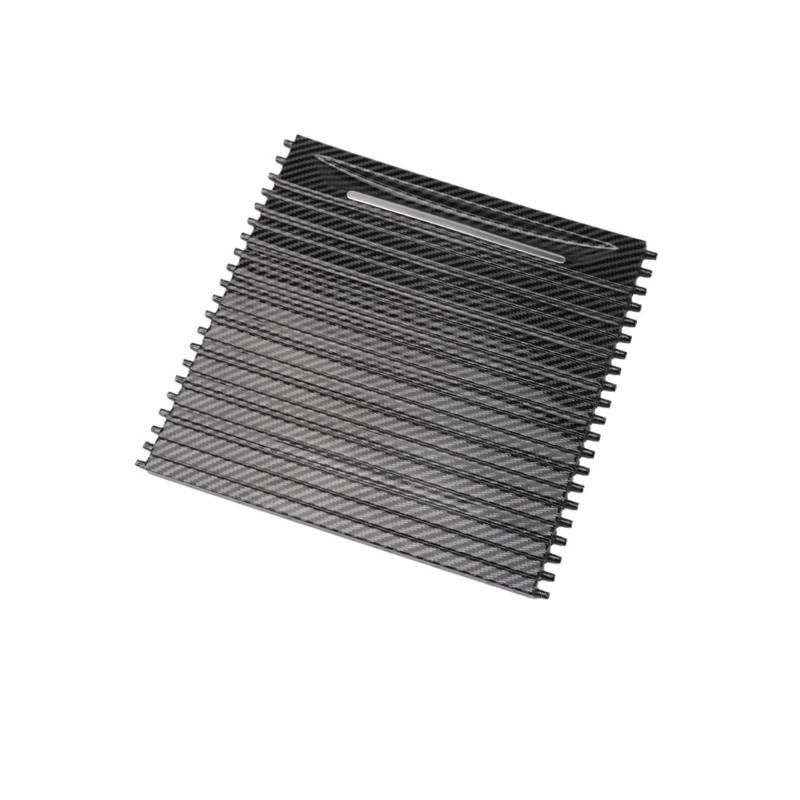 Shuogoufeng Store Rolloabdeckung for die innere Mittelkonsole des Autos, Getränkehalter, Schieberollo, Zubehör, kompatibel mit B*W X5 X6 F15 F16 2013–2019(Carbon Fiber) von NTBLKCFR