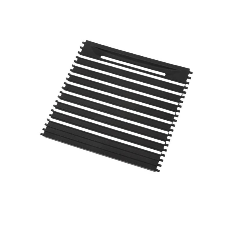 Shuogoufeng Store Rolloabdeckung for die innere Mittelkonsole des Autos, Getränkehalter, Schieberollo, Zubehör, kompatibel mit B*W X5 X6 F15 F16 2013–2019(Silver) von NTBLKCFR