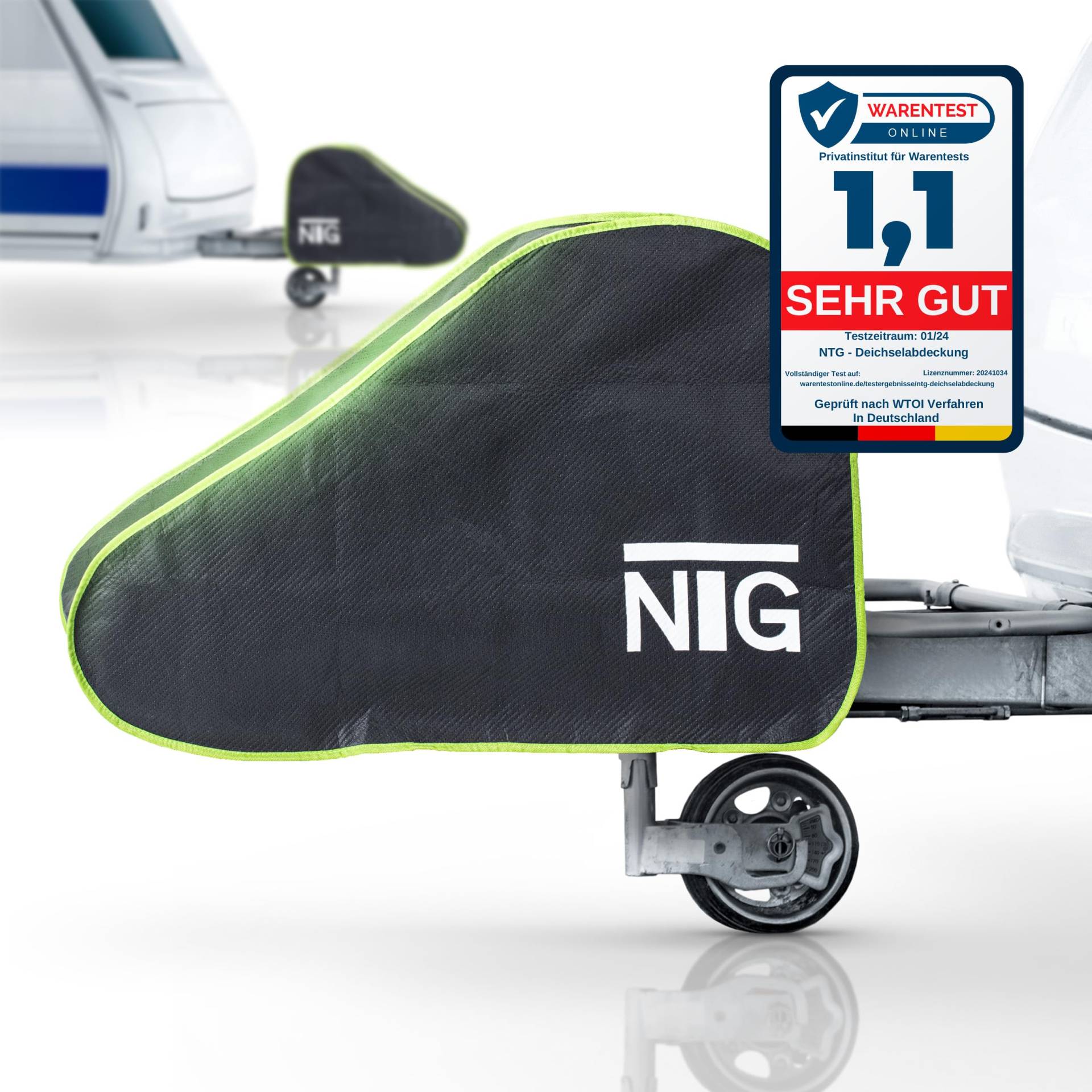 Deichselabdeckung Wohnwagen & Anhänger | Abdeckung Anhängerkupplung mit Doppel-Klickverschluss | Deichselhaube XL Größe Wasserdicht | Universal Abdeckung Anhängerdeichsel | Deichselschutzhaube PKW Deichselabdeckung Wohnwagen & Anhänger | Abdeckung Anhängerkupplung mit Doppel-Klickverschluss | Deichselhaube XL Größe Wasserdicht | Universal Abdeckung Anhängerdeichsel | Deichselschutzhaube PKW von NTG