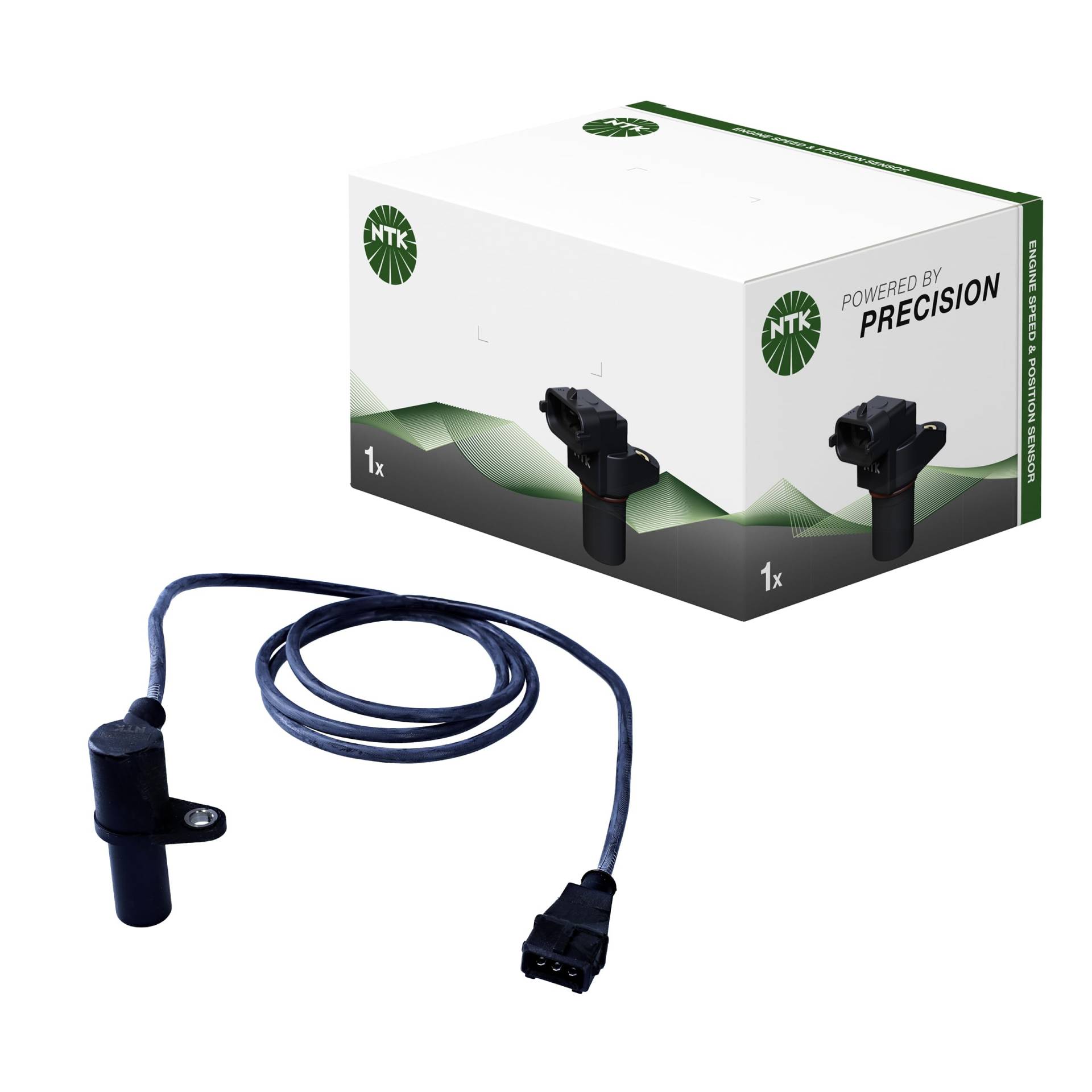 NTK 81009 Kurbelwellensensor, CMC3-A010 | Drehzahl-/Positionssensoren | 1 Stück, Schwarz NTK 81009 Kurbelwellensensor, CMC3-A010 | Drehzahl-/Positionssensoren | 1 Stück, Schwarz von NTK