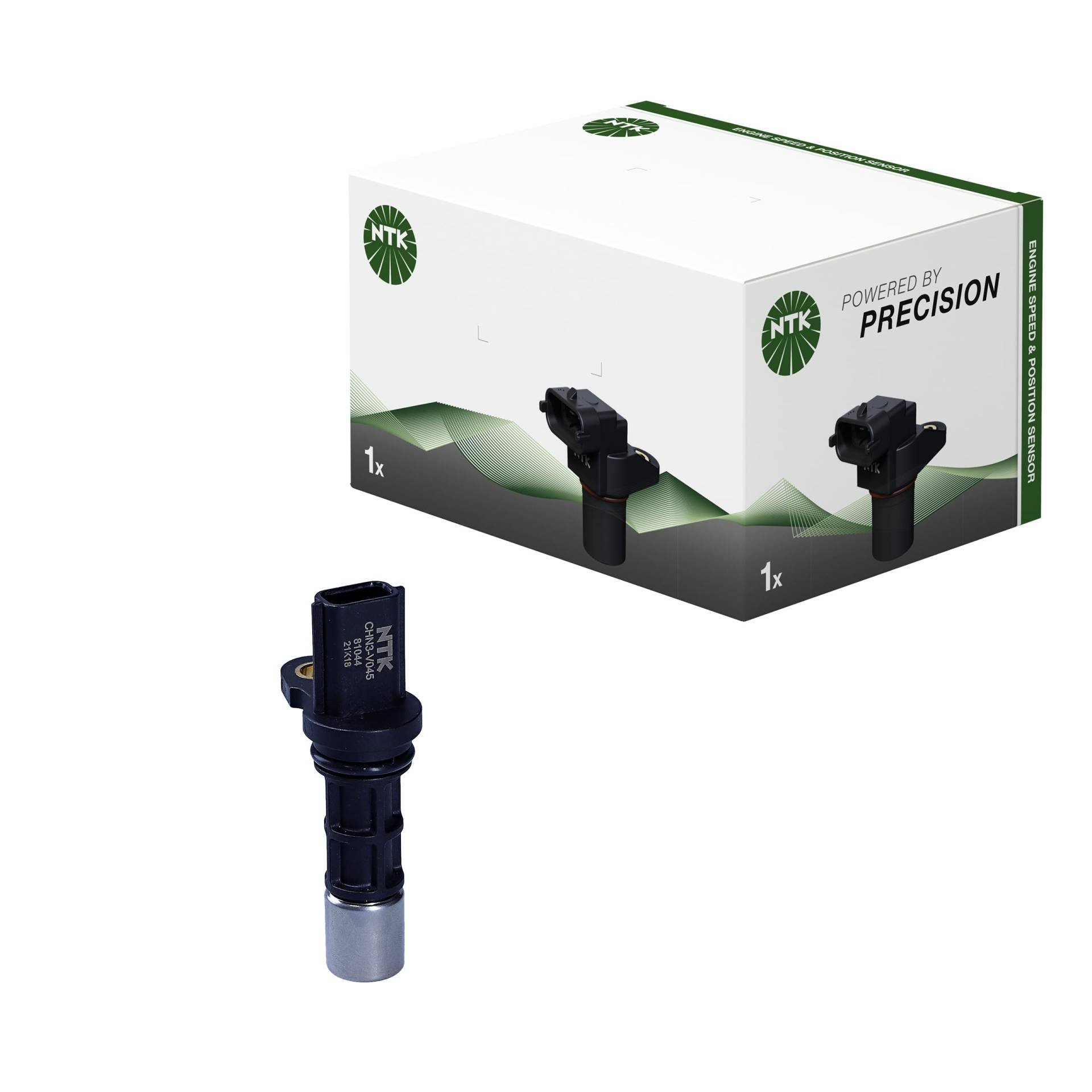 NTK 81044 Kurbelwellensensor, CHN3-V045 | Drehzahl-/Positionssensoren | 1 Stück, Schwarz NTK 81044 Kurbelwellensensor, CHN3-V045 | Drehzahl-/Positionssensoren | 1 Stück, Schwarz von NTK